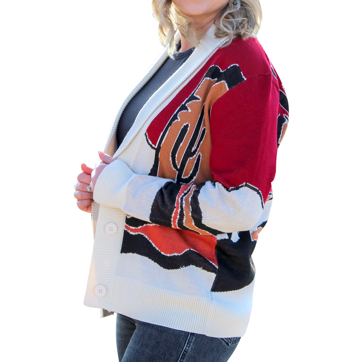 Cowpoke Button-Down Cardigan (Clearance)